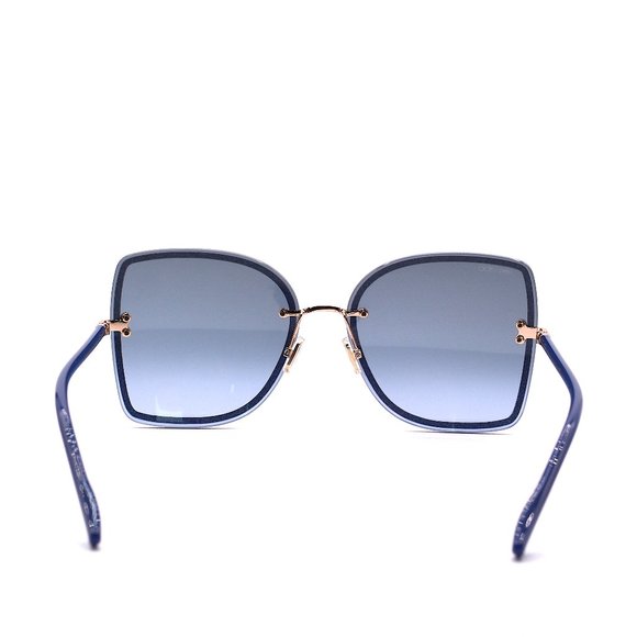 JIMMY CHOO LETI/S LKS GOLD BLUE AUTHENTIC SUNGLASSES - Picture 13 of 14
